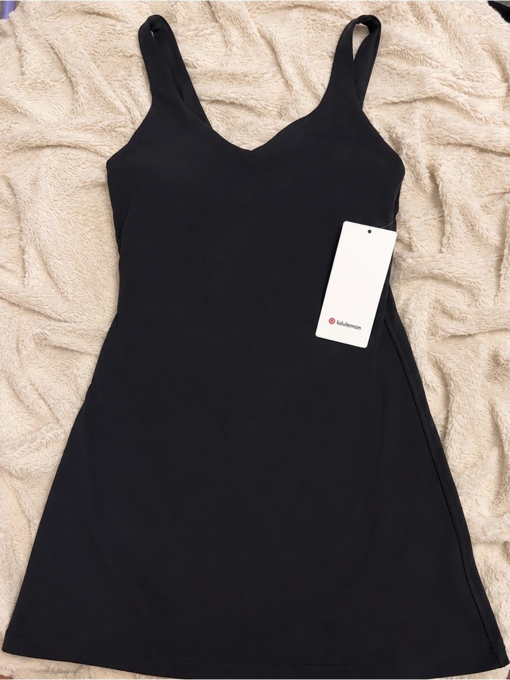 lululemon Align dress Black Mini Dress Tank Style $148